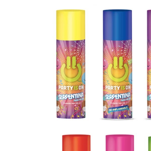 SERPENTINA PARA FIESTA PARTY IS ON BOTE C250 ML. C.24